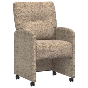 vidaXL J&iacute;deln&iacute; židle na kolečk&aacute;ch 2 pcs Světle &scaron;ed&aacute; 57 x 67 x 95 cm