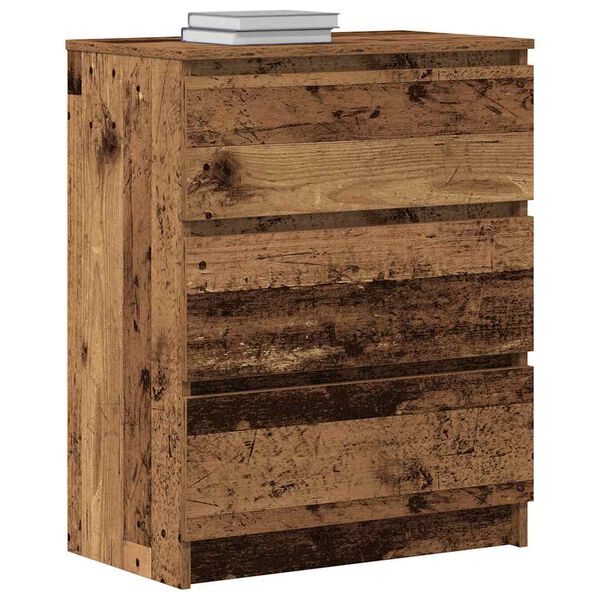 vidaXL Př&iacute;born&iacute;k old wood 60x35x76 cm kompozitn&iacute; dřevo