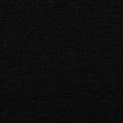 vidaXL Pohovka 2místná černá textil