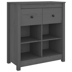 vidaXL Př&iacute;born&iacute;k &scaron;ed&yacute; 70 x 35 x 80 cm masivn&iacute; borov&eacute; dřevo