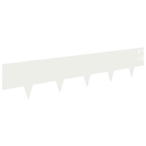vidaXL Okraj tr&aacute;vn&iacute;ku 20 ks 100 x 20 cm Ocel B&iacute;l&aacute;