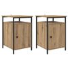 vidaXL Nočn&iacute; skř&iacute;ňka 2 pcs Artisanov&yacute; dub 40 x 42 x 60cm