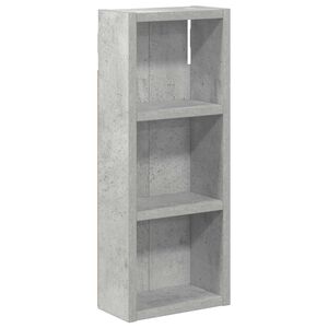 vidaXL Koupelnov&aacute; n&aacute;stěnn&aacute; skř&iacute;ňka Betonově &Scaron;ed&aacute; 20 x 10 x 50 cm