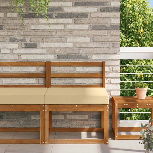 vidaXL Venkovn&iacute; pol&scaron;t&aacute;ř na pohovku B&eacute;žov&aacute; 60 x 60 x 8 cm Polyester