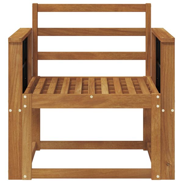 vidaXL Venkovn&iacute; pohovka Masivn&iacute; ak&aacute;tov&eacute; dřevo Př&iacute;rodn&iacute;