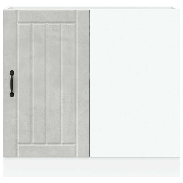 vidaXL Kuchyňsk&aacute; spodn&iacute; skř&iacute;ňka "Lucca" z vysoce leskl&eacute;ho b&iacute;l&eacute;ho dřeva