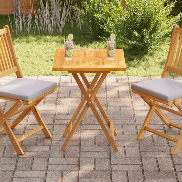 vidaXL Stolní deska masivní teakové dřevo 60 x 60 x 2,5 cm