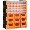 vidaXL Organiz&eacute;r s 39 z&aacute;suvkami 38 x 16 x 47 cm