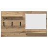 vidaXL N&aacute;stěnn&yacute; vě&scaron;&aacute;k na kab&aacute;ty Artisanov&yacute; dub 90 x 10 x 50 cm