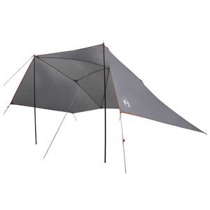 vidaXL Auto stan &Scaron;ed&aacute; a oranžov&aacute; 308 x 215 x 220 cm Polyester a ocel