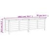 vidaXL Zahradní úložný box 198,5 x 50 x 56,5 cm masivní jedlové dřevo