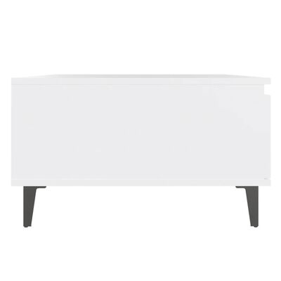 vidaXL Konferenční stolek bílý 90 x 60 x 35 cm dřevotříska