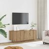 vidaXL TV stolek dub artisan 100 x 35 x 40 cm kompozitn&iacute; dřevo