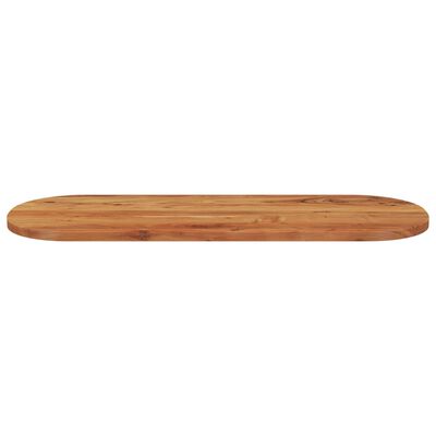 vidaXL Stolní deska 140 x 50 x 2,5 cm oválná masivní akáciové dřevo