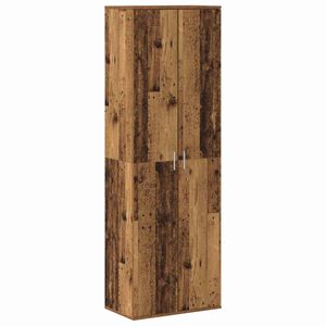 vidaXL Highboard 60 x 35 x 180 cm Kompozitn&iacute; dřevo Star&eacute; dřevo