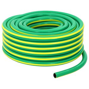 vidaXL Zahradn&iacute; hadice 5-vrstv&aacute; Zelen&aacute; a žlut&aacute; 12 mm PVC