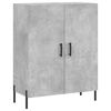 vidaXL Skř&iacute;ň highboard betonově &scaron;ed&aacute; 69,5x34x180 cm kompozitn&iacute; dřevo