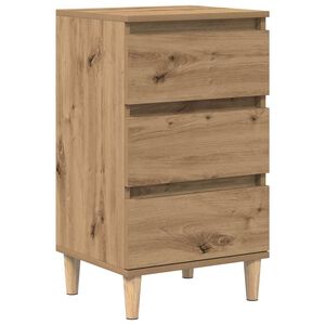 vidaXL Nočn&iacute; skř&iacute;ňka Artisanov&yacute; dub 40 x 35 x 70 cm kompozitn&iacute; dřevo