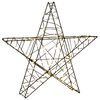 vidaXL 3D v&aacute;nočn&iacute; hvězda 120 LED Tepl&aacute; b&iacute;l&aacute; 55 x 53,5 x 10 cm