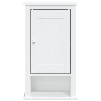 vidaXL Nástěnná koupelnová skříňka BERG bílá 40x27x71,5 cm borovice