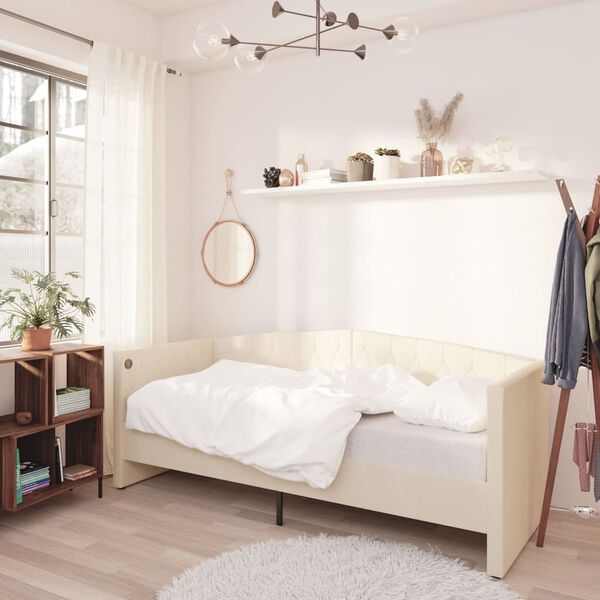 vidaXL V&aacute;lenda s USB kr&eacute;mov&aacute; samet 90 x 200 cm