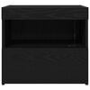 vidaXL Nočn&iacute; skř&iacute;ňka Čern&yacute; dub 50 x 40 x 45 cm kompozitn&iacute; dřevo