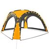 vidaXL Party stan s LED světly 4 bočn&iacute; stěny 3,6 x 3,6 x 2,3 m žlut&yacute;