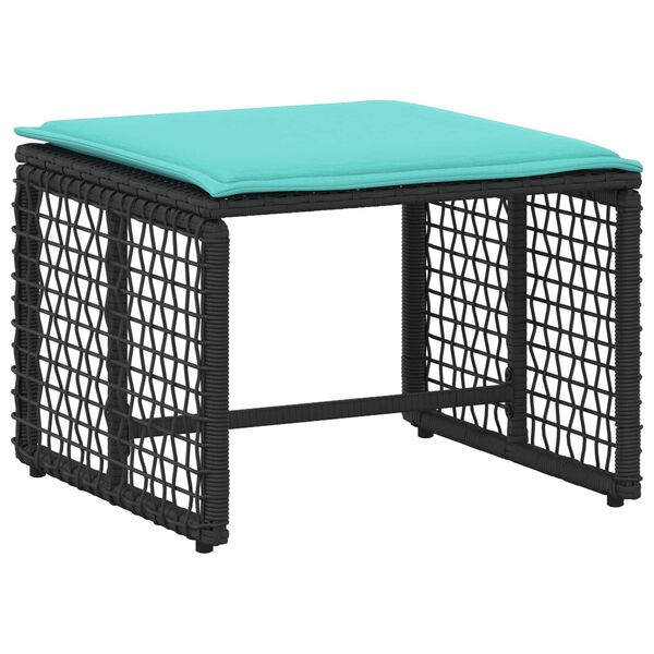 vidaXL Sada venkovn&iacute;ho n&aacute;bytku s pol&scaron;t&aacute;řem ocel