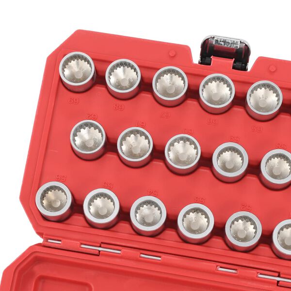 vidaXL 20d&iacute;ln&aacute; sada n&aacute;řad&iacute; na bezpečnostn&iacute; &scaron;rouby Porsche a VW Touareg