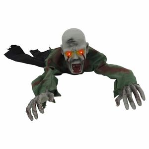 vidaXL Halloweensk&aacute; dekorace zombie SPOOKA Zelen&aacute; 110 x 50 x 21 cm