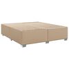 vidaXL Box spring postel s matrac&iacute; cappuccino 180 x 200 cm uměl&aacute; kůže