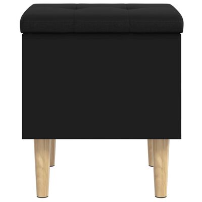 vidaXL Úložná lavice černá 42 x 42 x 46 cm kompozitní dřevo