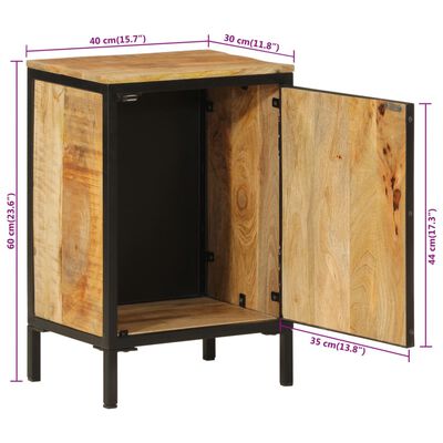 vidaXL Koupelnová skříňka 40 x 30 x 60 cm masivní mangovníkové dřevo