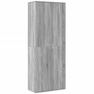vidaXL Skř&iacute;ň highboard &scaron;ed&aacute; sonoma 70 x 35 x 180 cm kompozitn&iacute; dřevo