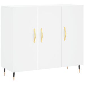 vidaXL Př&iacute;born&iacute;k b&iacute;l&yacute; 90 x 34 x 80 cm kompozitn&iacute; dřevo