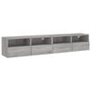 vidaXL N&aacute;stěnn&eacute; TV skř&iacute;ňky 2 ks &scaron;ed&eacute; sonoma 80 x 30 x 30 cm kompozit