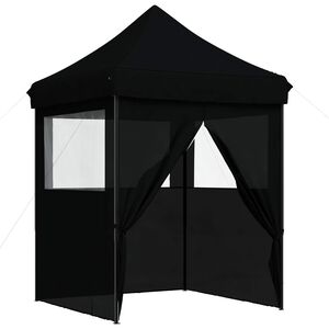 vidaXL Party Stan 200 x 200 x 306 cm Čern&aacute; Oxford l&aacute;tka