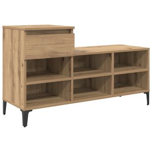 vidaXL Skř&iacute;ň na obuv 102 x 36 x 60 cm Kompozitn&iacute; dřevo Dub artisan