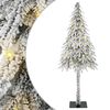 vidaXL V&aacute;nočn&iacute; stromeček s 150 LED diodami B&iacute;l&aacute; 120 cm PE a Ocel
