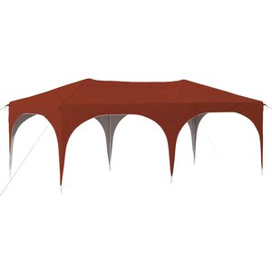 vidaXL P&aacute;rty stan s v&yacute;suvn&yacute;m st&aacute;nkem 575 x 288 x 245 cm Cihlov&aacute;