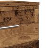 vidaXL Nočn&iacute; stolek se 2 z&aacute;suvkami old wood 40 x 36 x 50 cm