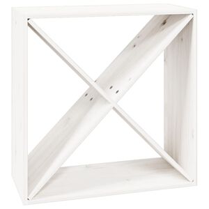 vidaXL Skř&iacute;ňka na v&iacute;no b&iacute;l&aacute; 62x25x62 cm masivn&iacute; borovice