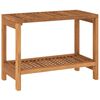 vidaXL Odkl&aacute;dac&iacute; stolek do koupelny 60x30x45 cm masivn&iacute; teakov&eacute; dřevo