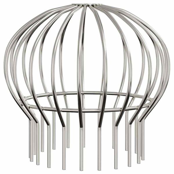 vidaXL Ochrana listů okapů 8 pcs Stř&iacute;brn&aacute; 160 mm Nerezov&aacute; ocel