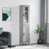 vidaXL Skř&iacute;ň highboard &scaron;ed&aacute; sonoma 34,5 x 34 x 180 cm kompozitn&iacute; dřevo