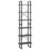 vidaXL &Uacute;ložn&yacute; reg&aacute;l &scaron;ed&yacute; 60 x 30 x 210 cm kompozitn&iacute; dřevo