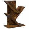 vidaXL Knihovna ve tvaru stromu 3-&uacute;rovňov&aacute; 30 x 18 x 40 cm Kouřov&yacute; dub