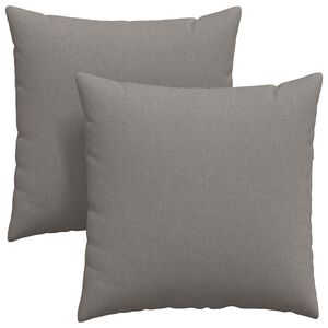 vidaXL Pohovkov&eacute; pol&scaron;t&aacute;ře 2 pcs Taupe 80 x 80 cm textil