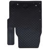 vidaXL Autokoberec 3 pcs Čern&yacute; vhodn&eacute; pro TRANSIT CUSTOM 2023- Guma