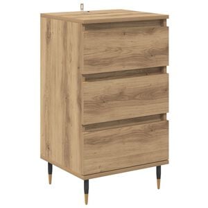 vidaXL Serv&iacute;rovac&iacute; skř&iacute;ň dub artisan 35 x 40 x 70 cm Kompozitn&iacute; dřevo